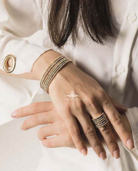 تصویر از دستبند و انگشتر دوریکا شش رج