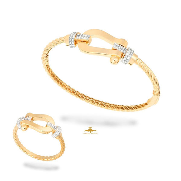 دستبند و انگشتر کد ۶۰۸۱ و ۱۳۷۴